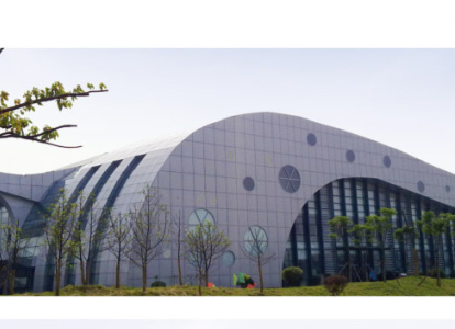 鸡西会议中心外景网架工程
